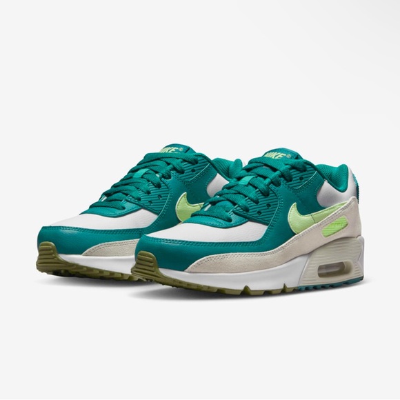 Kids Teal and White Sneakers